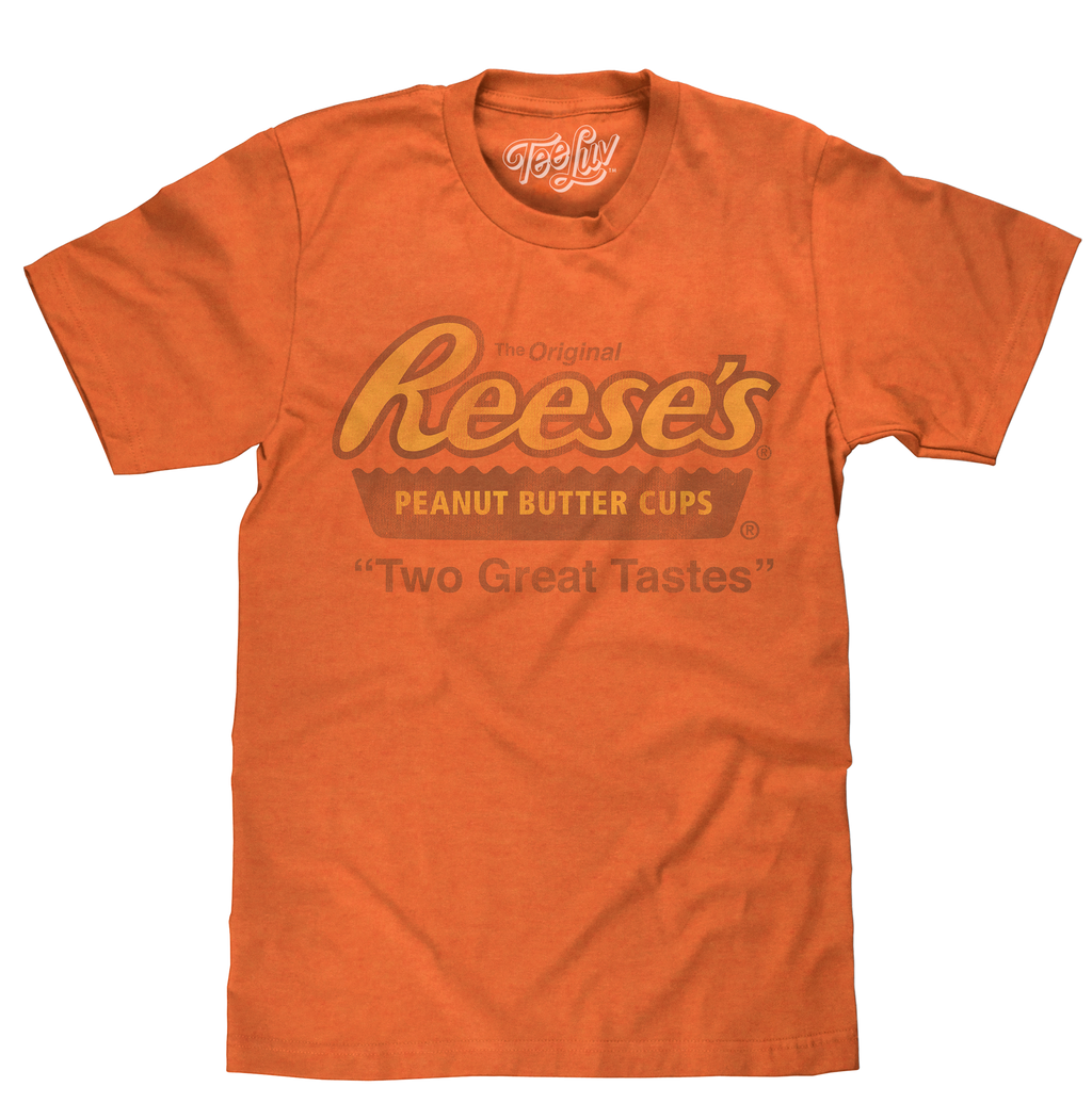 Reese's Peanut Butter Cup Two Great Tastes T-Shirt - Orange
