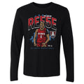 Black Atlanta basketball Reese graphic long-sleeve T-shirt