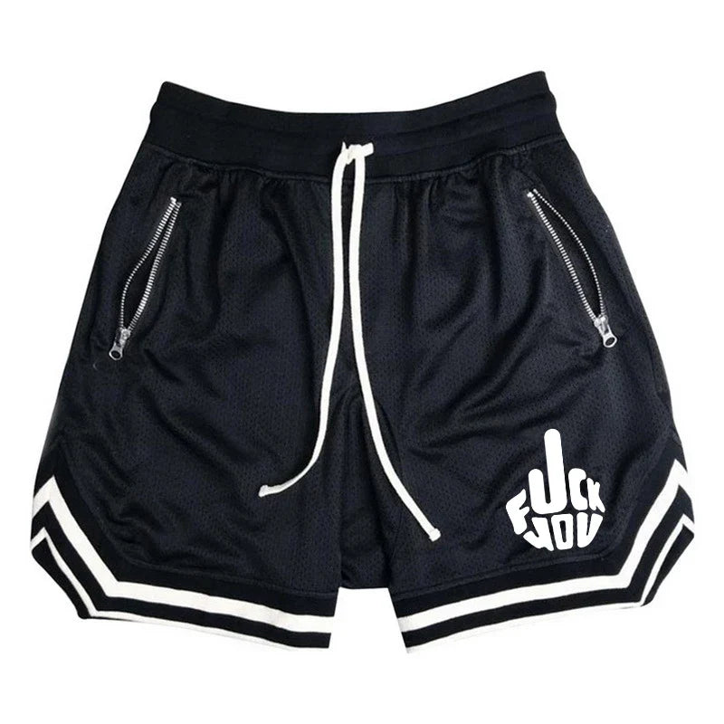 Summer Basketball Shorts Male Casual Sports Shorts Mesh Fitness Short Trousers Breathable Five Points Pant Y2k Running Clothing