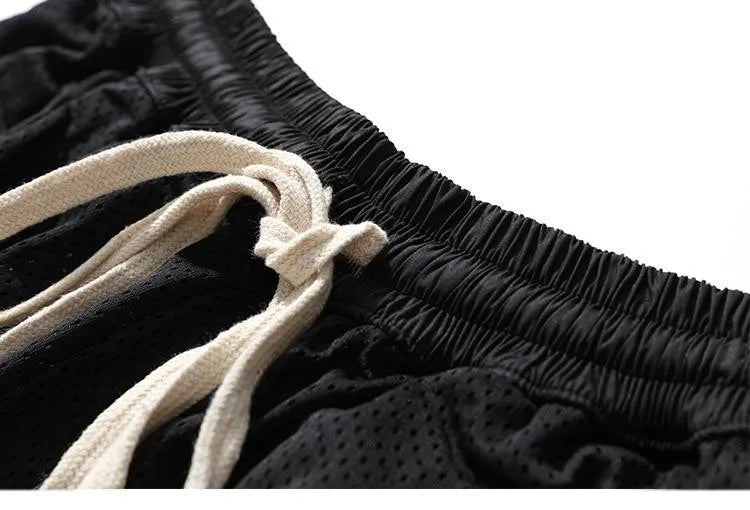 Summer Basketball Shorts Male Casual Sports Shorts Mesh Fitness Short Trousers Breathable Five Points Pant Y2k Running Clothing