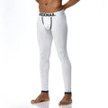 Men's Thermo Underwear Fashion Men Thermal Long Johns Mens Underwear Cotton Striped Print Warm Male Leggings Pants Autumn Winter