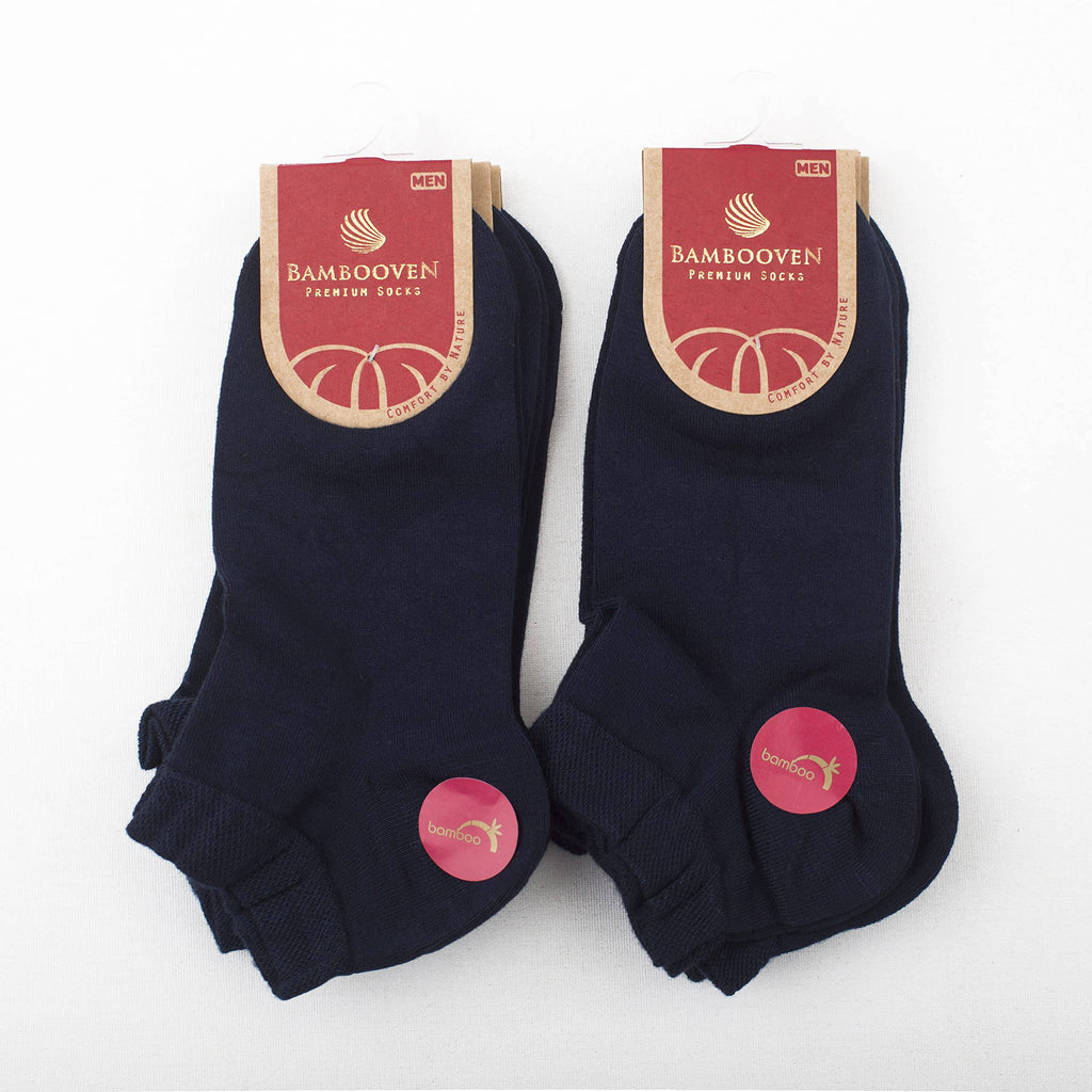 Men's & Women's Bamboo Ankle Socks 6-Pack