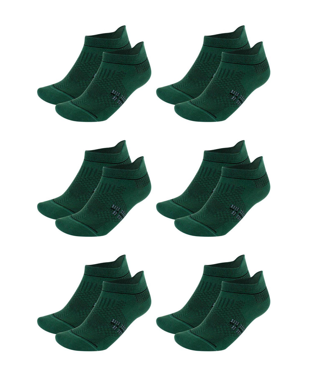 Men's & Women's Bamboo Ankle Socks 6-Pack