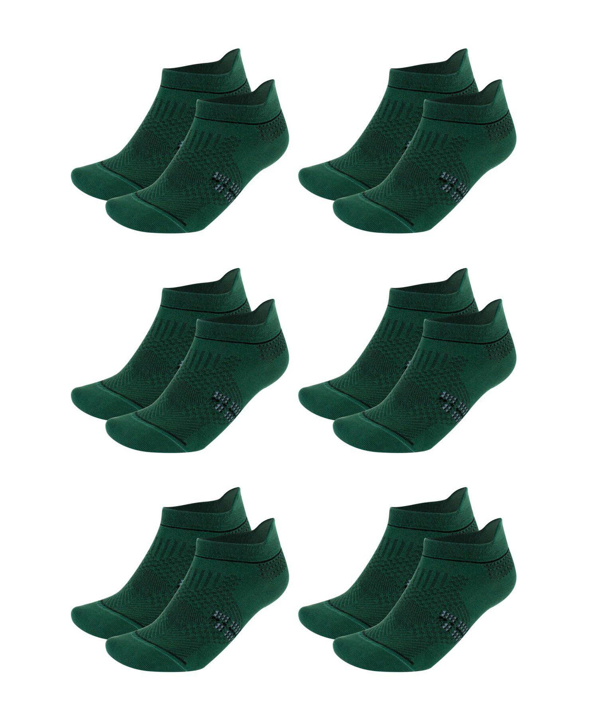 Men's & Women's Bamboo Ankle Socks 6-Pack