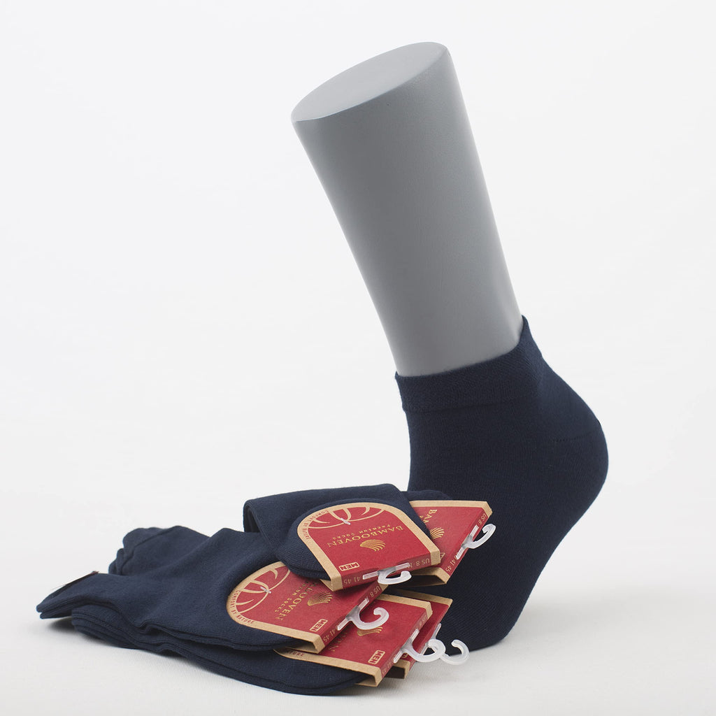 Men's & Women's Bamboo Ankle Socks 6-Pack